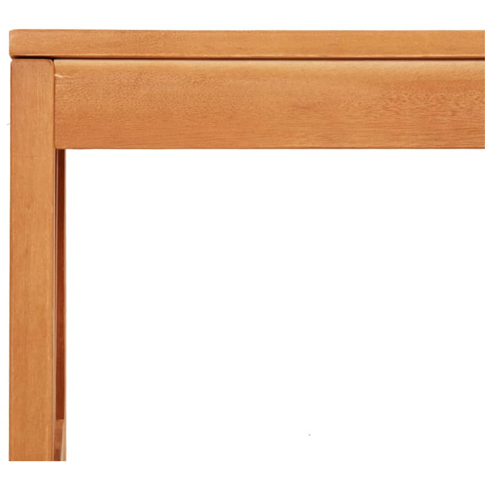 vidaXL 2 Seater Brown Solid Eucalyptus Wood Garden Bench Image 5