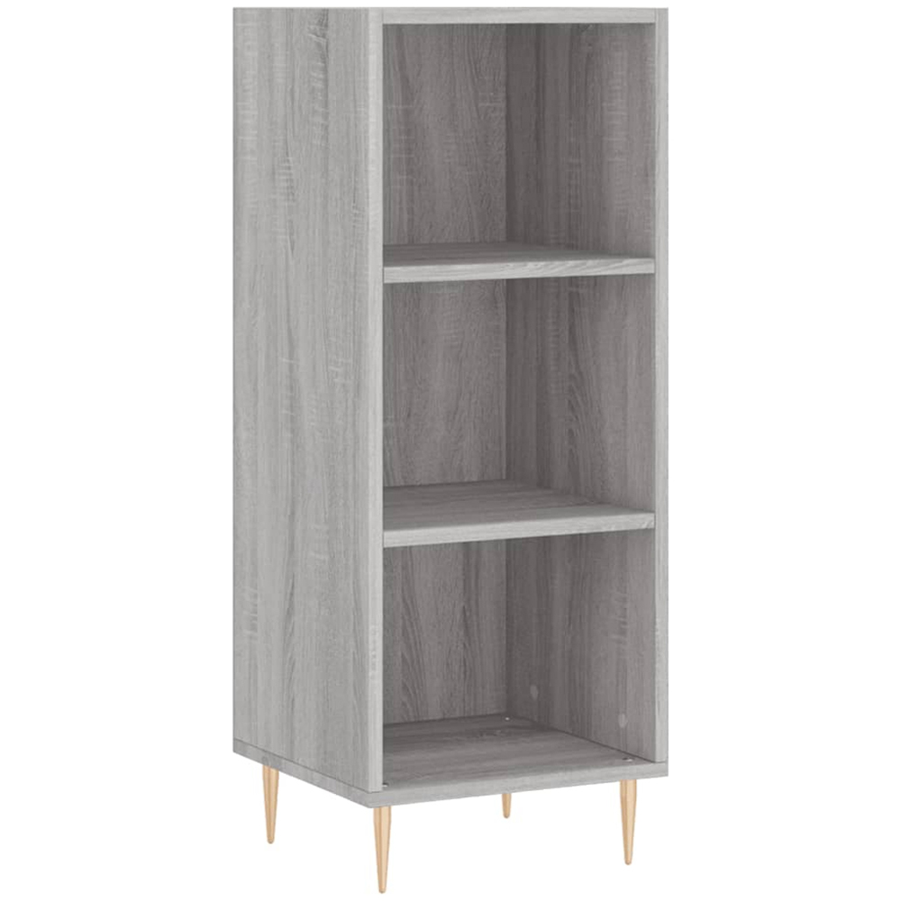 vidaXL Single Door 3 Shelf Grey Sonoma Highboard Image 5