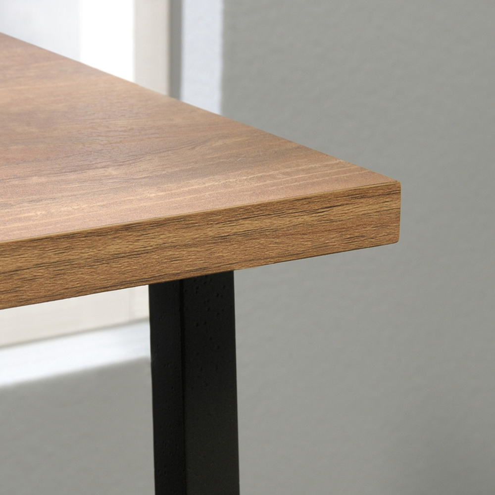 Teknik Office Industrial Style Sindoori Mango Finish Bench Desk Brown Image 7
