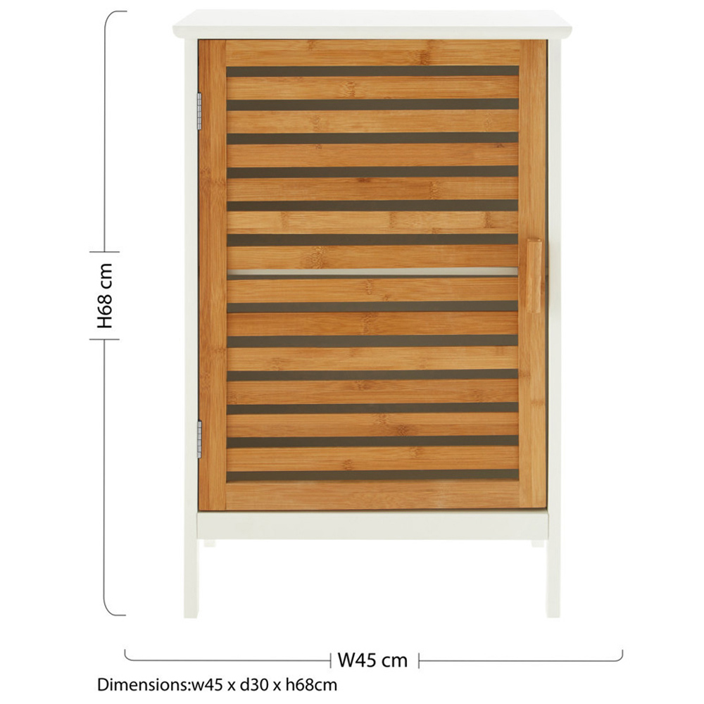 Premier Housewares Single Door Small Floor Cabinet Image 9