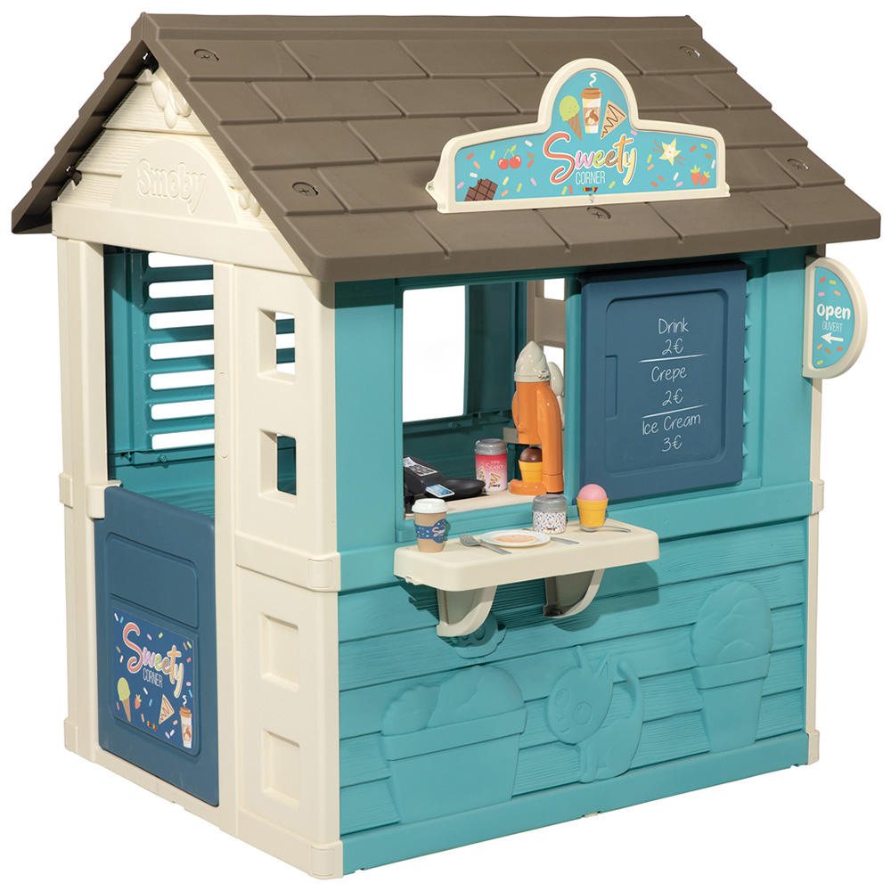 Smoby Sweety Corner Outdoor Playhouse Blue Image 1