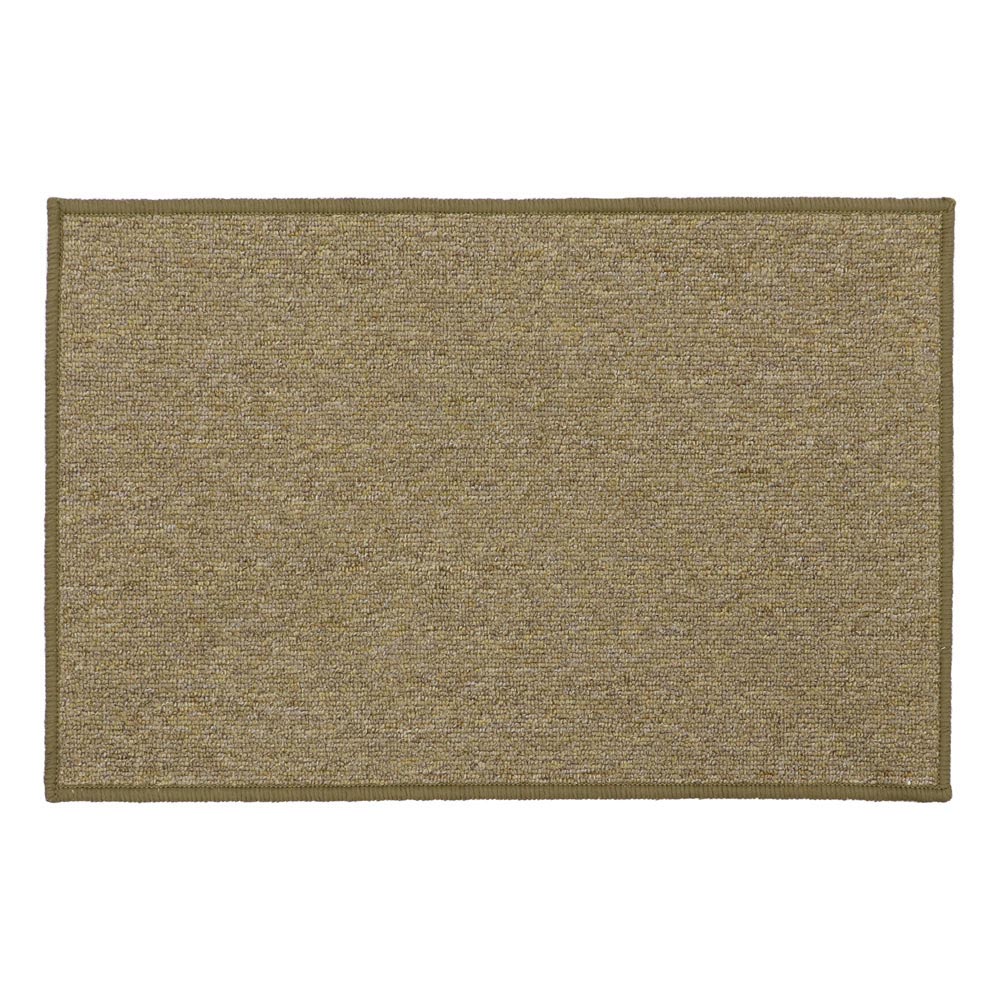 JVL Eden Latte Indoor Machine Washable Doormat 40 x 60cm Image 1