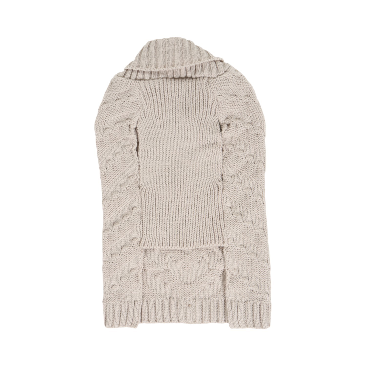 Buttoned Knit Dog Jumper - M Image 5