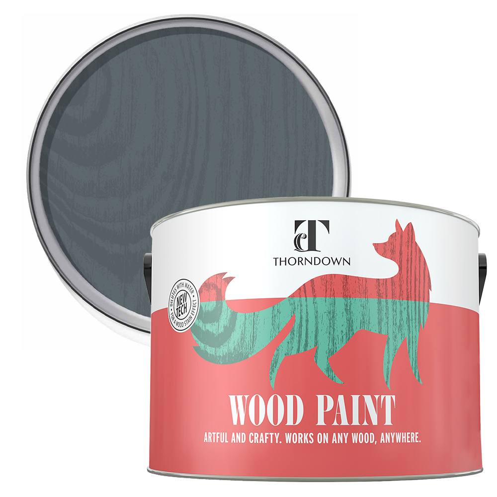 Thorndown Mercury Grey Satin Wood Paint 2.5L Image 1