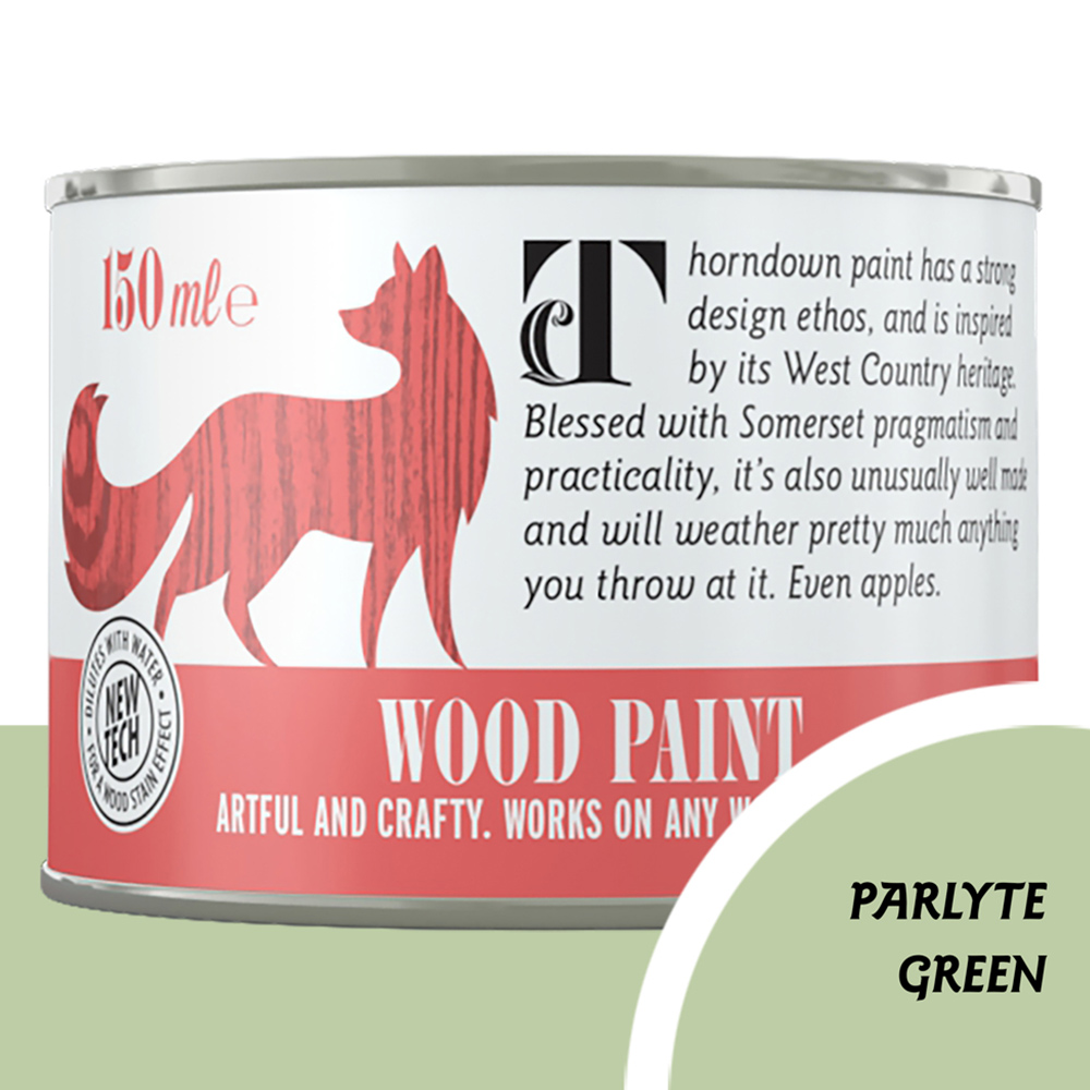 Thorndown Parlyte Green Satin Wood Paint 150ml Image 3