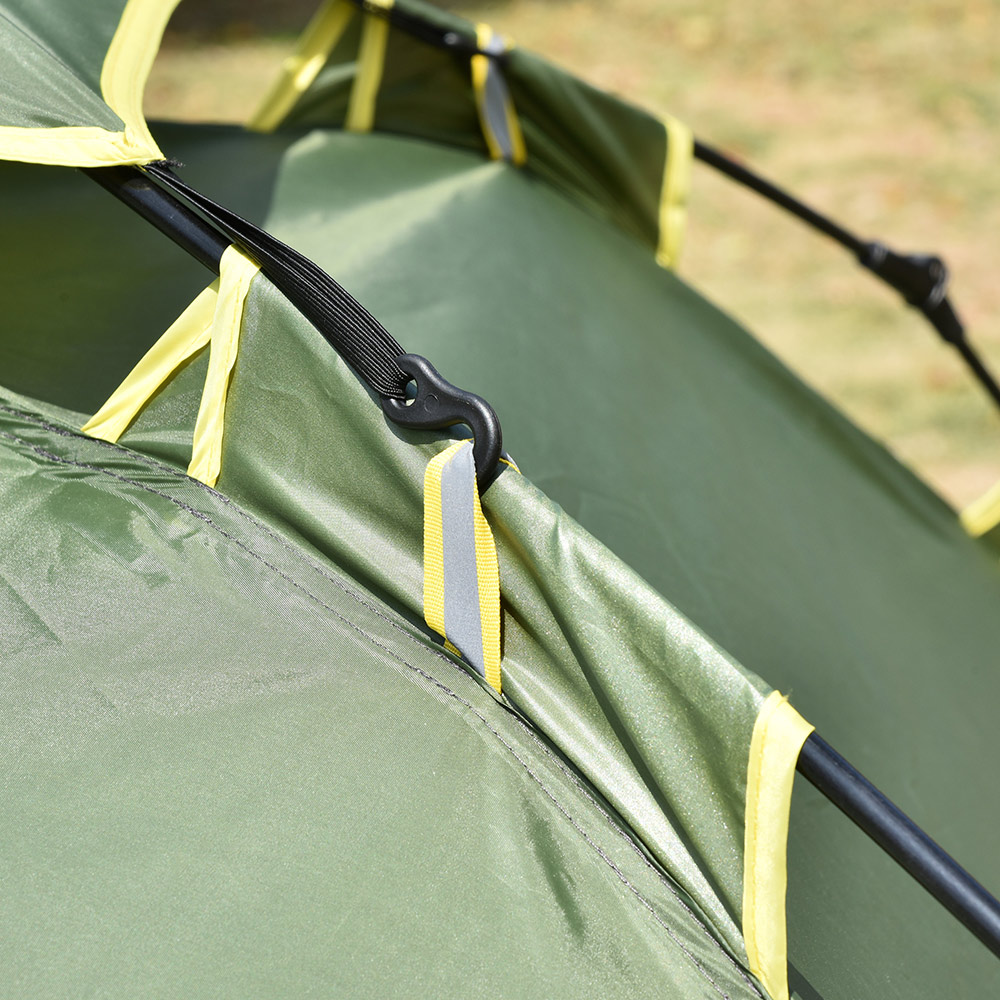 Outsunny 3 Person Pop Up Tent Green Image 3
