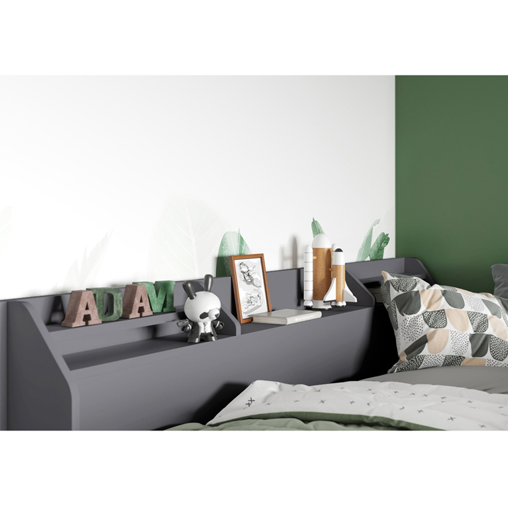 Flair Stepaside Triple Sleeper Grey L Shaped Bunk Bed Image 3