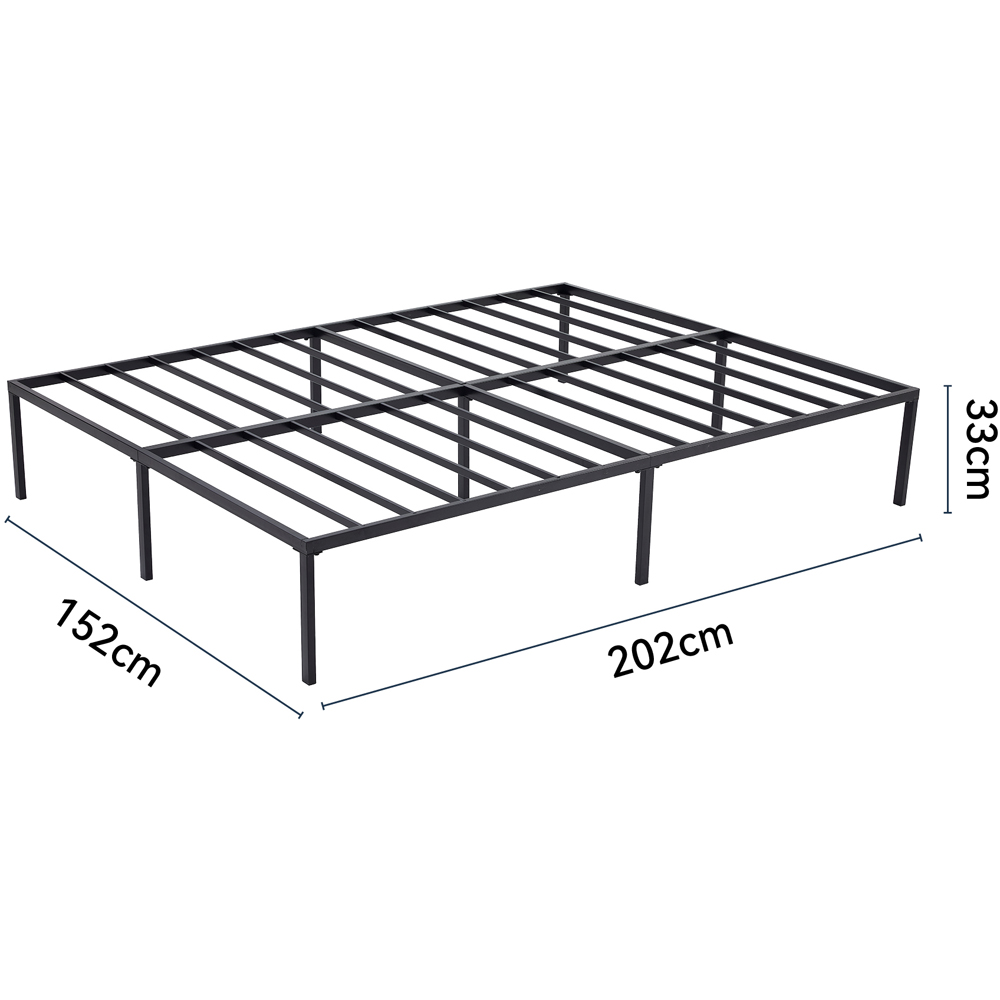 Brooklyn Florence King Size Black Metal Bed Frame Image 7