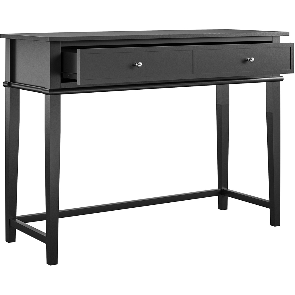 Dorel Franklin 2 Drawer Black Writing Desk Image 4