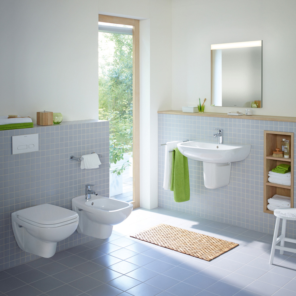 Duravit D-Code White Compact Toilet Seat and Cover 360 x 430mm Image 7