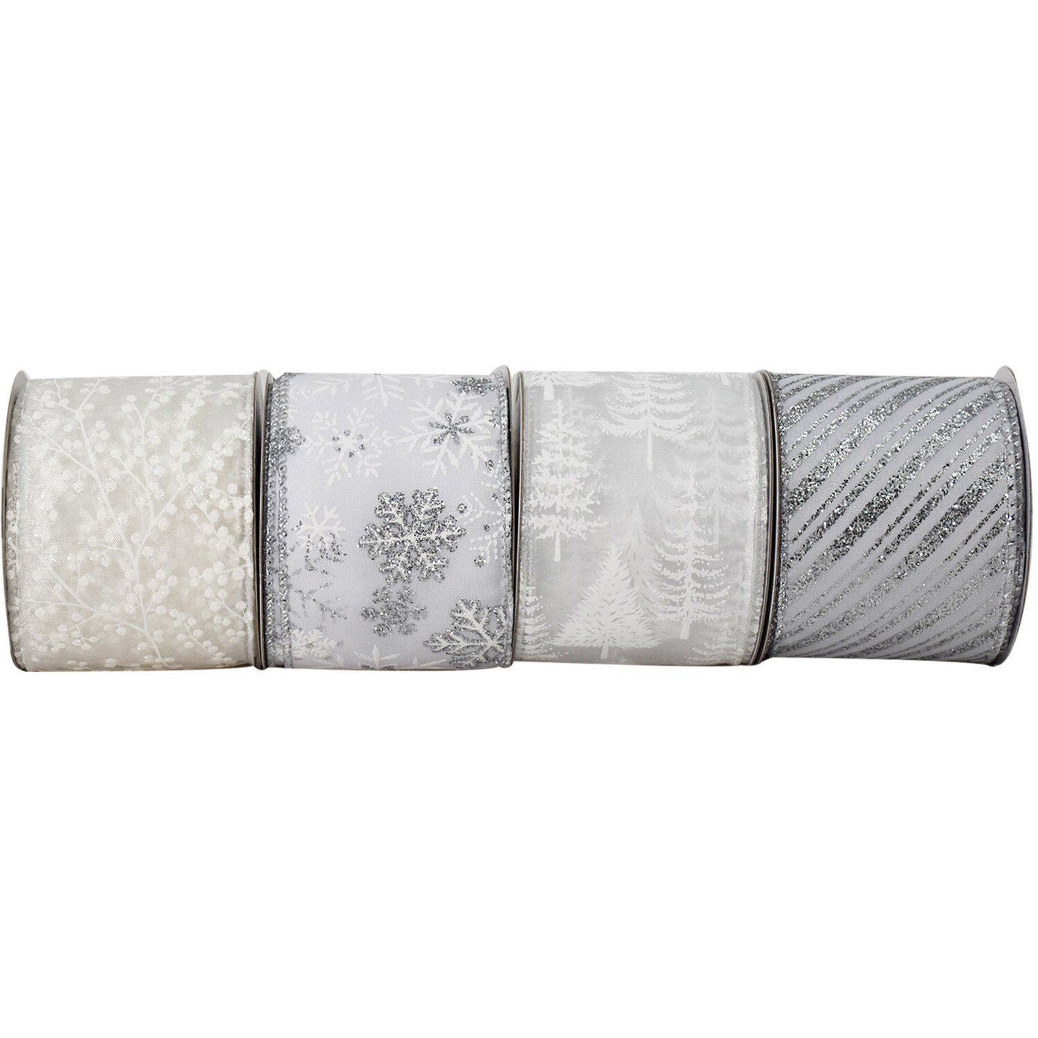 Snowy Winter Wired Ribbon Image 1