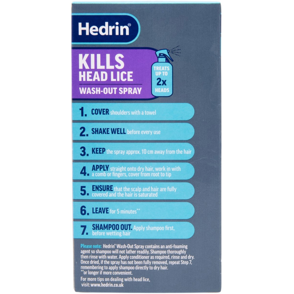 Hedrin Kills Head Lice Spray Image 4