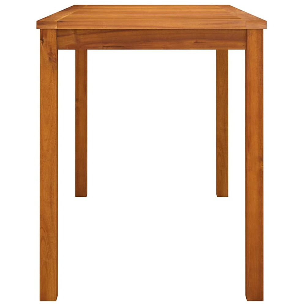 Walplus 2 Seater Solid Wood Acacia Garden Table Image 4