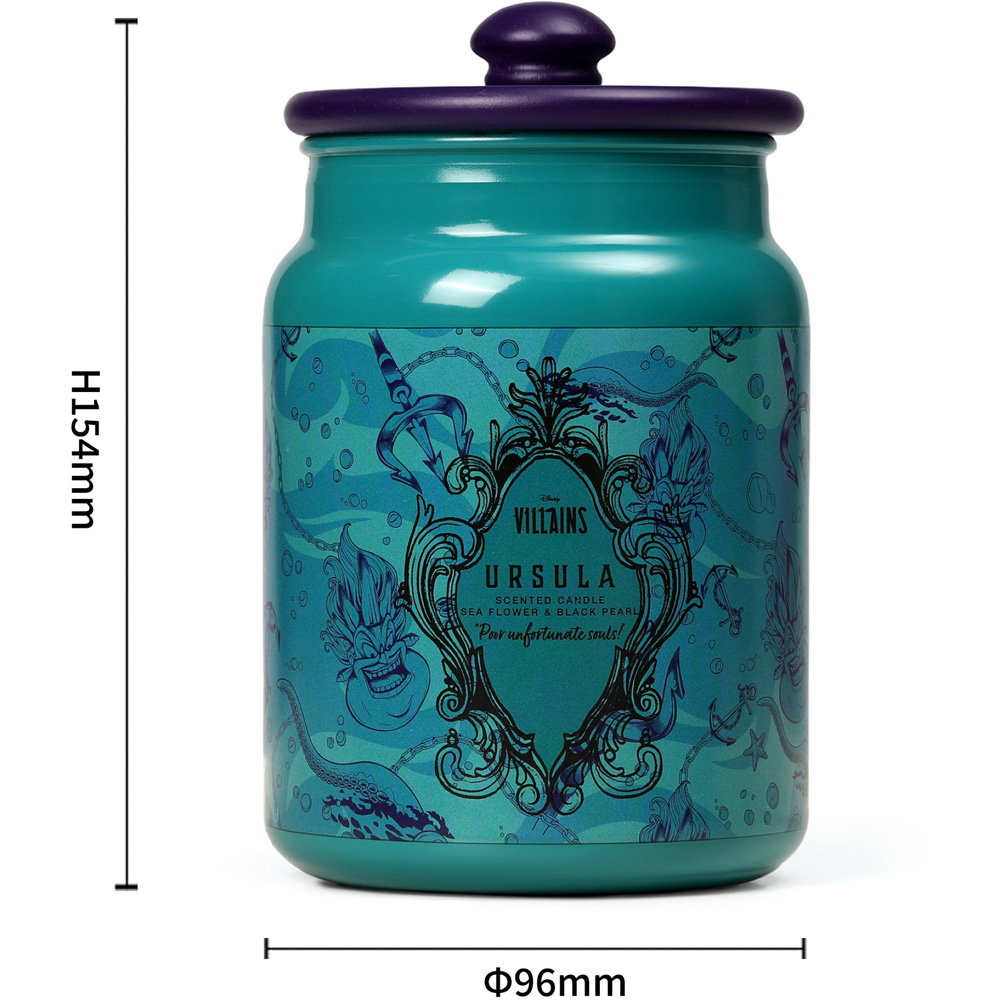 Disney Villains Ursula Sea Flower and Black Pearl Scented Candle 430g Image 5