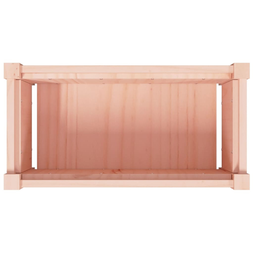 vidaXL Natural Douglas Wood Garden Planter 31 x 60 x 31cm 2 Pack Image 8