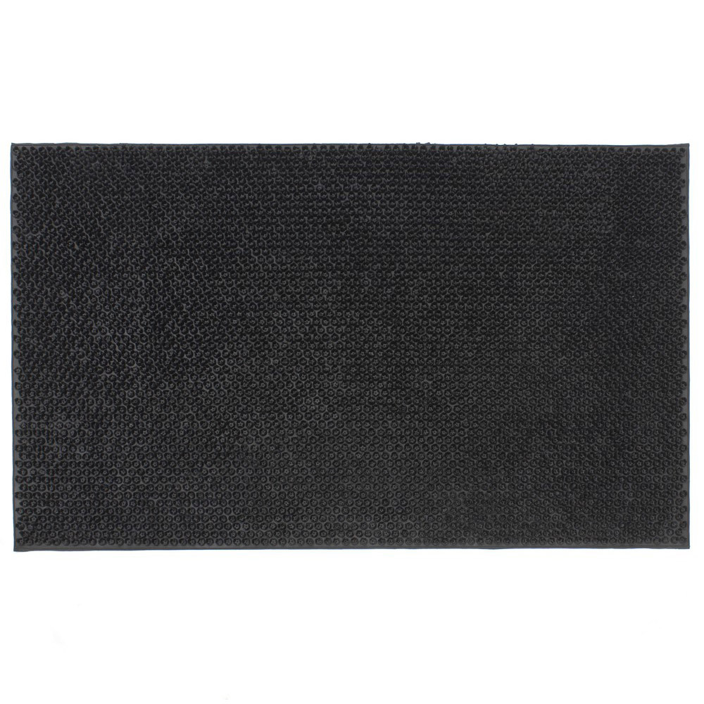 JVL Condor Rubber Scraper Door Mat 45 x 75cm Image 1