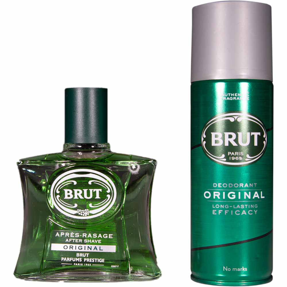 Brut Deo Spray and Aftershave Original Set Image 2