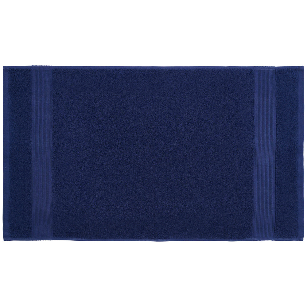 Wilko Supersoft Cotton Indigo Blue Hand Towel Image 3