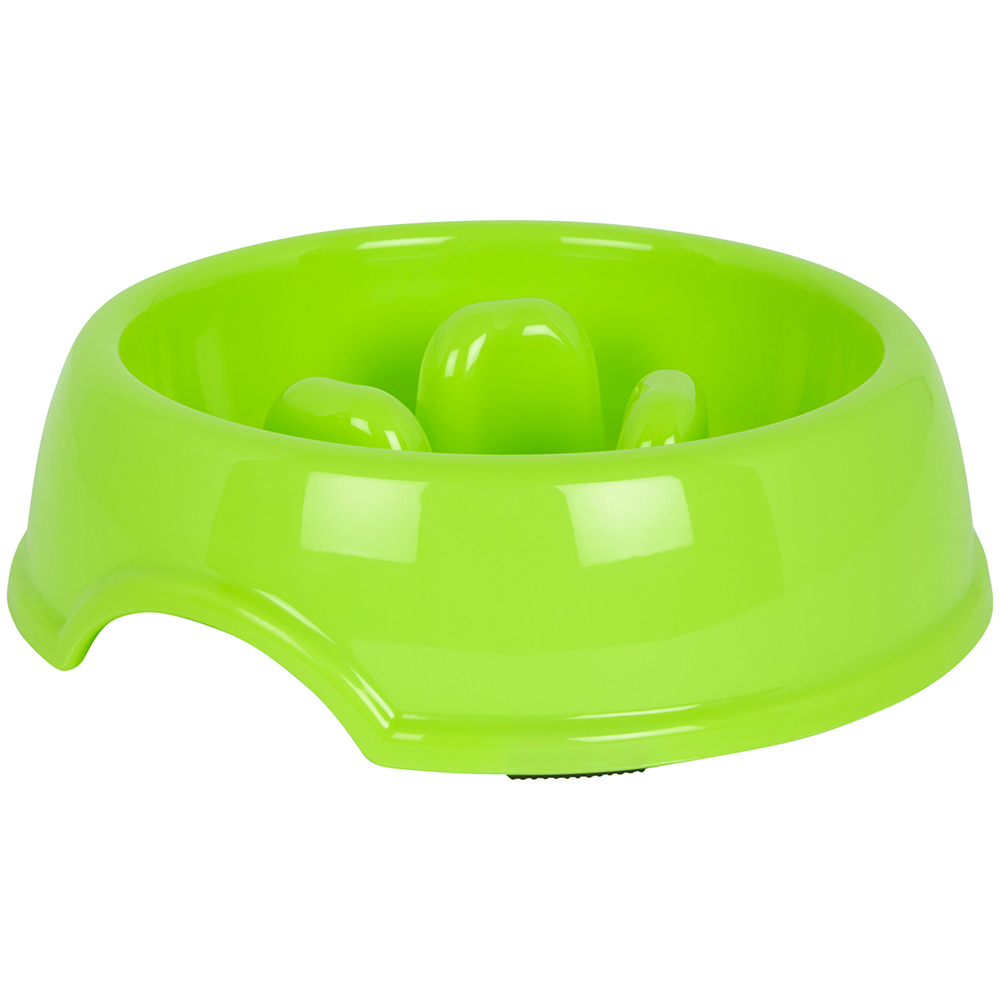 Bunty Small Green Slow Feeder Dog Bowl Image 2