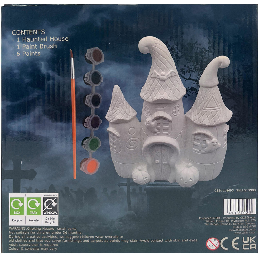 Paint Your Own Haunted House Kit White Image 2