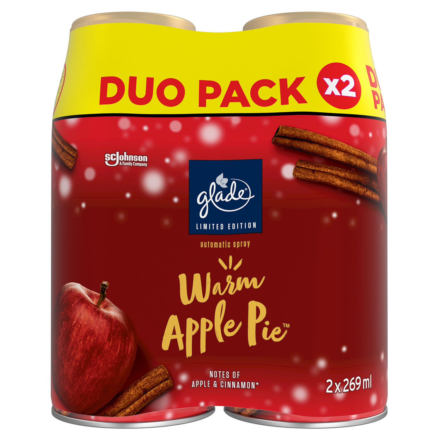 Glade Automatic Spray Twin Refill Warm Apple Pie Image
