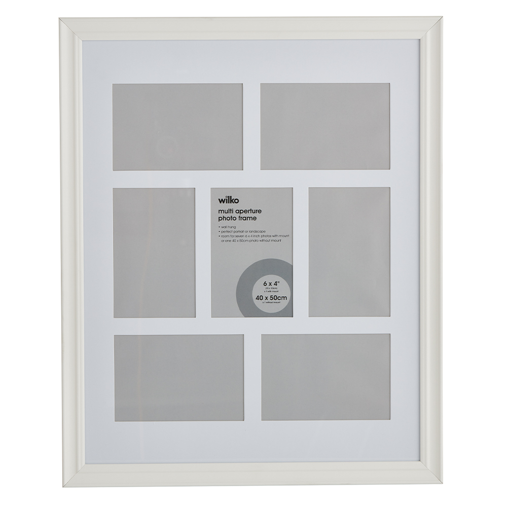 Wilko Stone Multi Aperture Photo frame 40 x 50cm Wilko