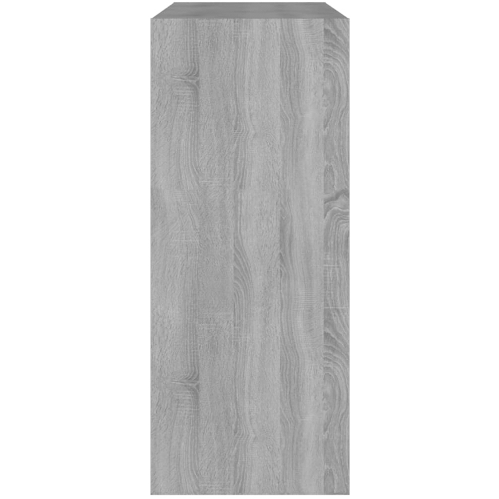 vidaXL 2 Shelf Grey Sonoma Small Bookcase Image 4
