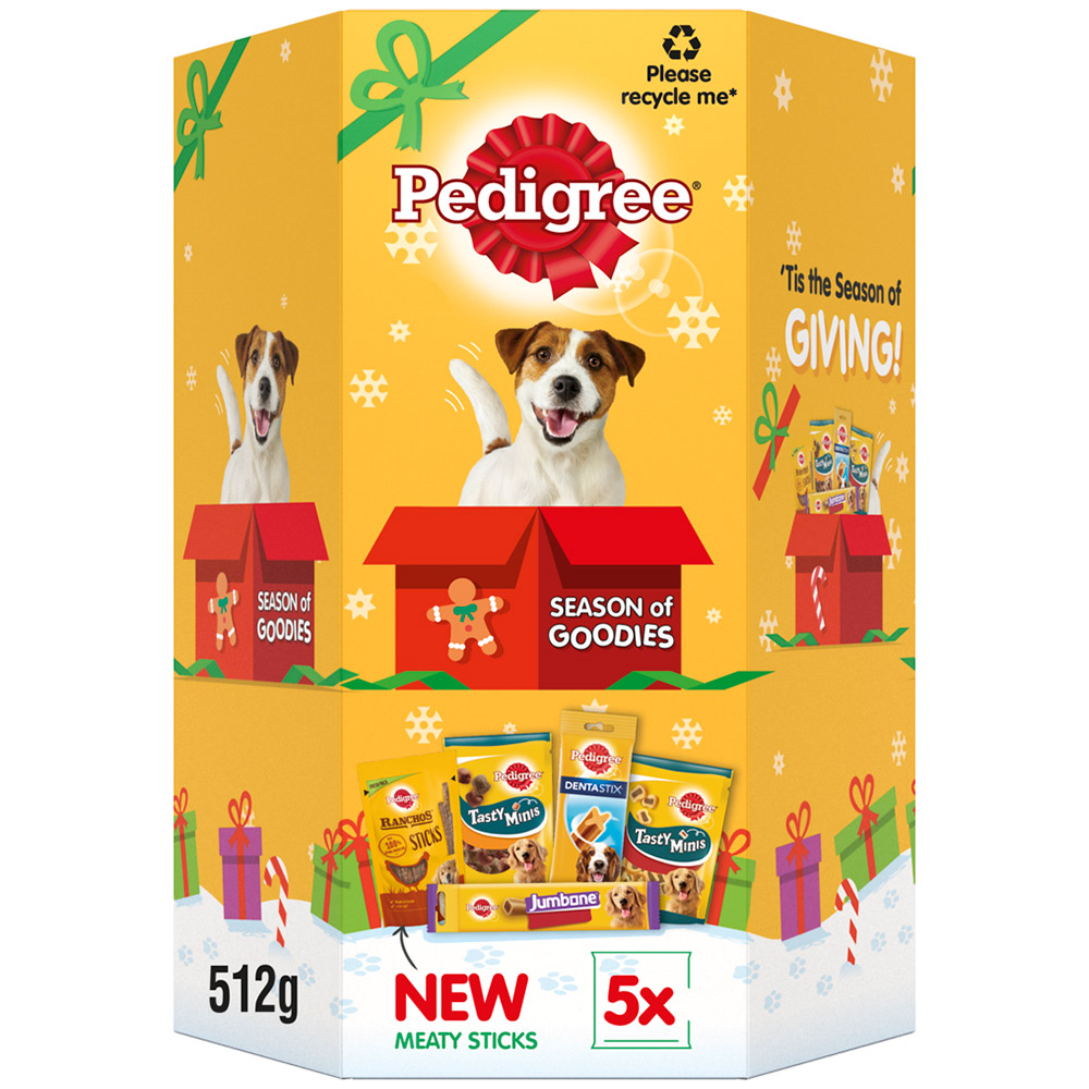 Pedigree Christmas Gift Box Dog Treats Mixed Selection 512g Image 2
