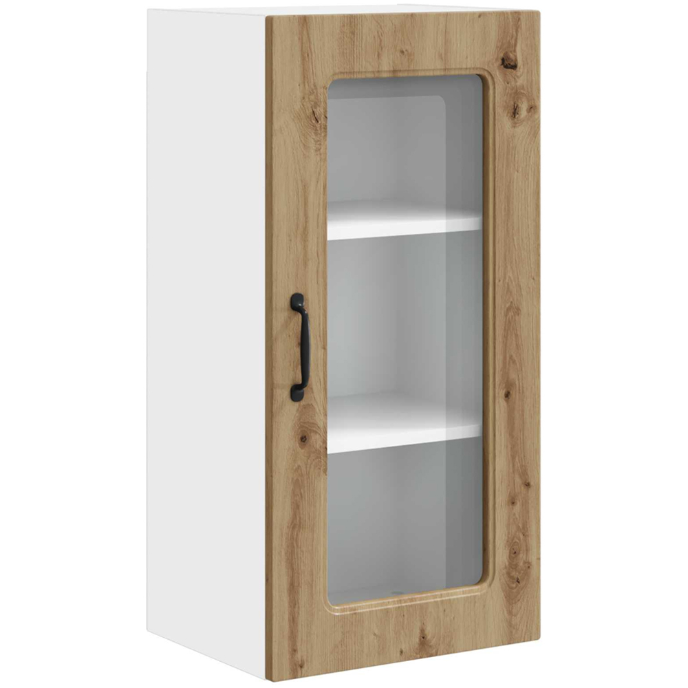 vidaXL Kalmar Single Door Artisan Oak Wall Kitchen Cabinet Image 2