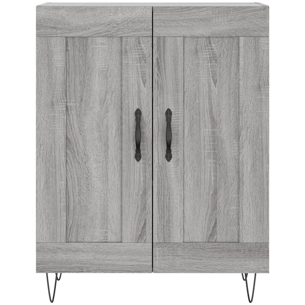 vidaXL 4 Door Grey Sonoma Highboard Image 8