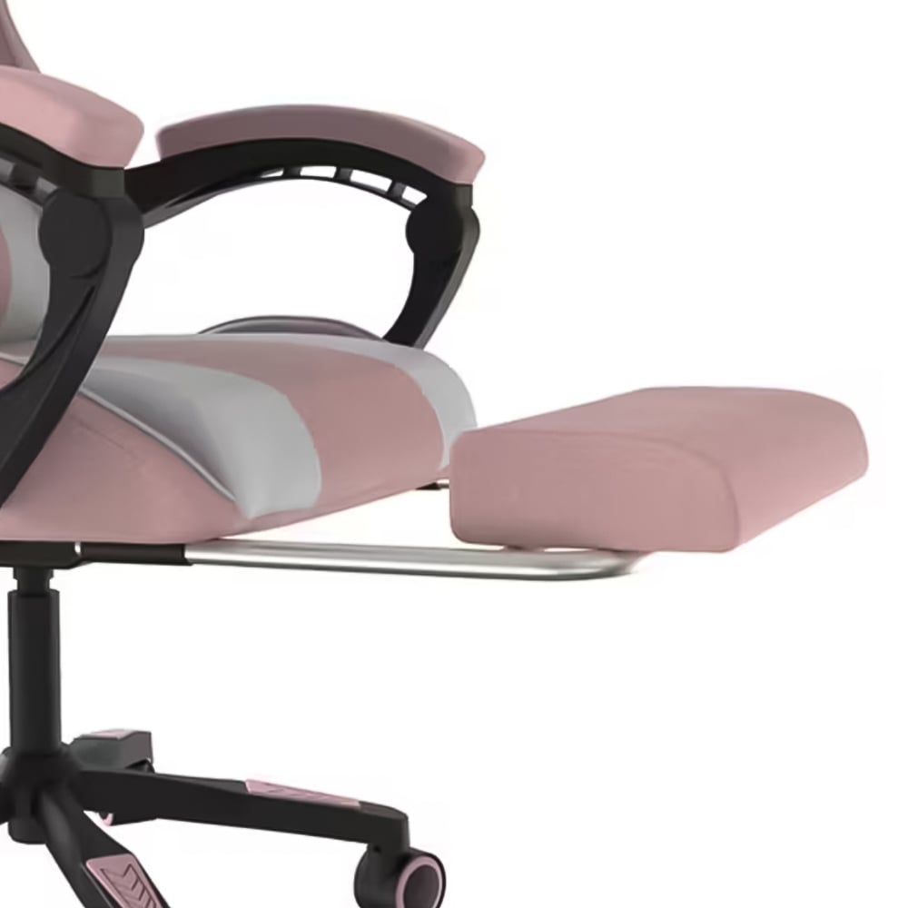 Alivio Pink Ergonomic Massage Gaming Chair Image 3