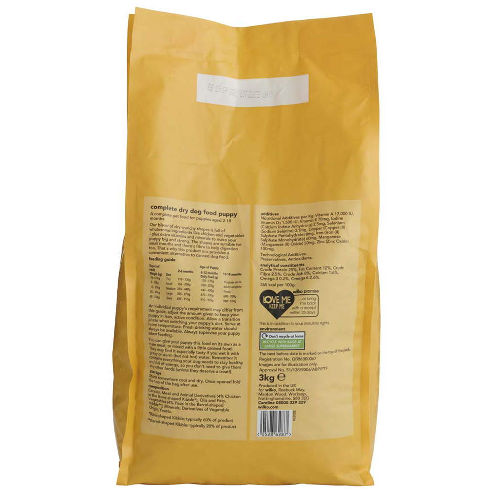 Wilko puppy food top