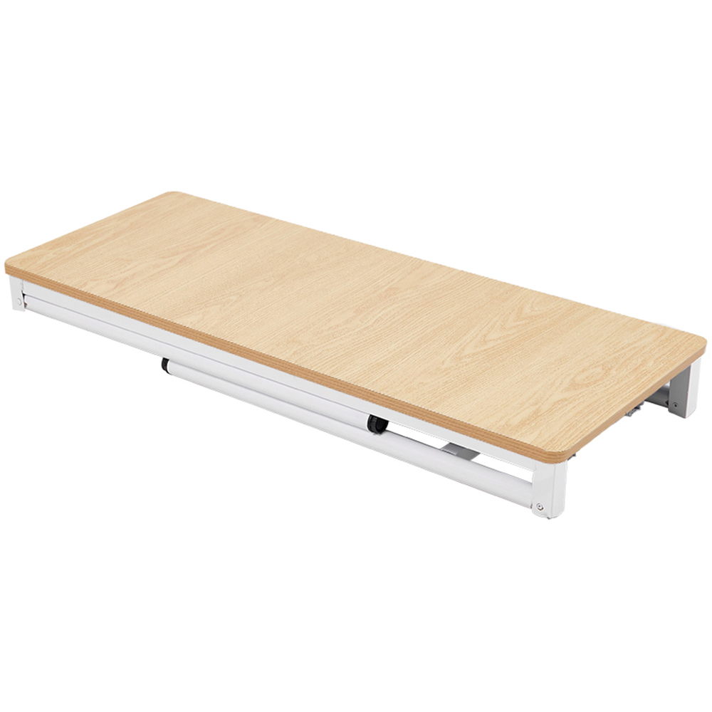 Living and Home Metal Frame Foldable Laptop Desk Natural Image 6