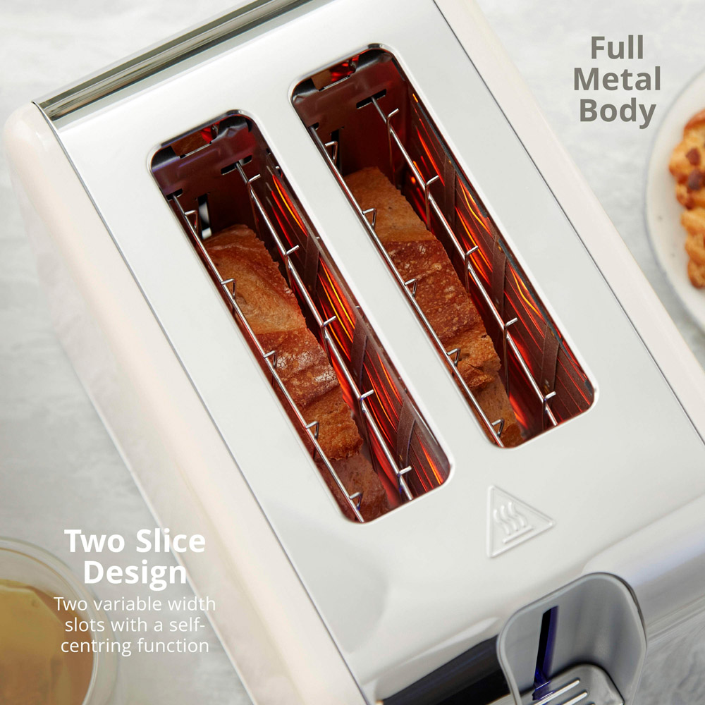 Swan Solace Cream 2 Slice Toaster Image 5
