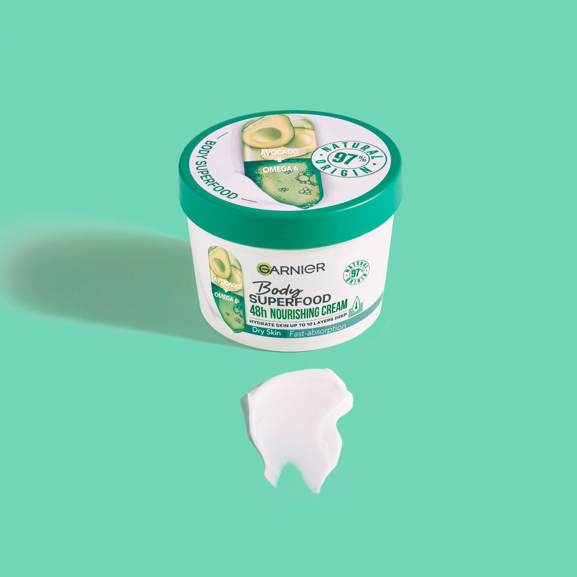 Garnier Body Superfood Nourishing Body Cream with Avocado 380ml Image 4