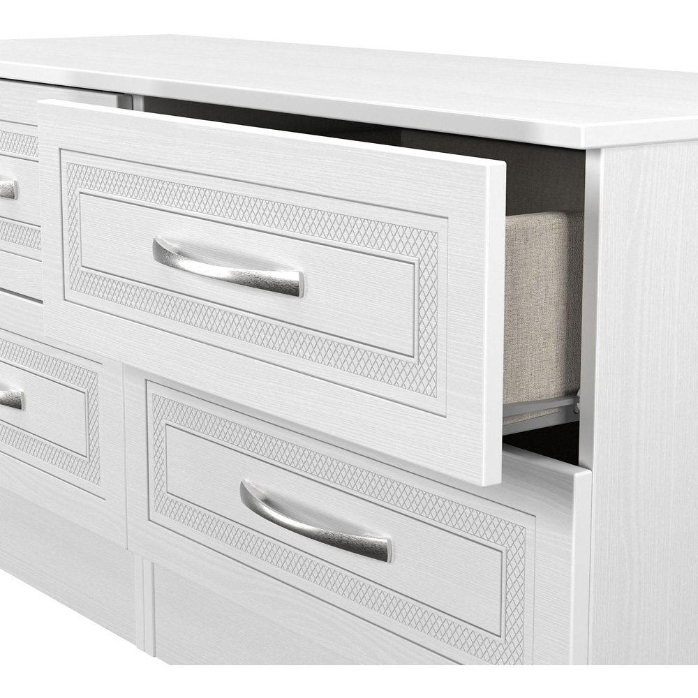 Crowndale Dorset 4 Drawer Signature White Bed Box Ready Assembled Image 6