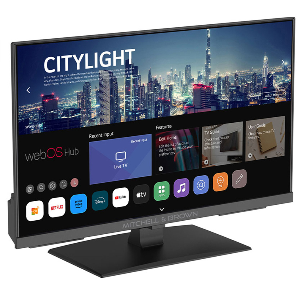 Mitchell & Brown 24 inch HD Ready 12V WebOS Smart TV with Built-in DVD Image 5