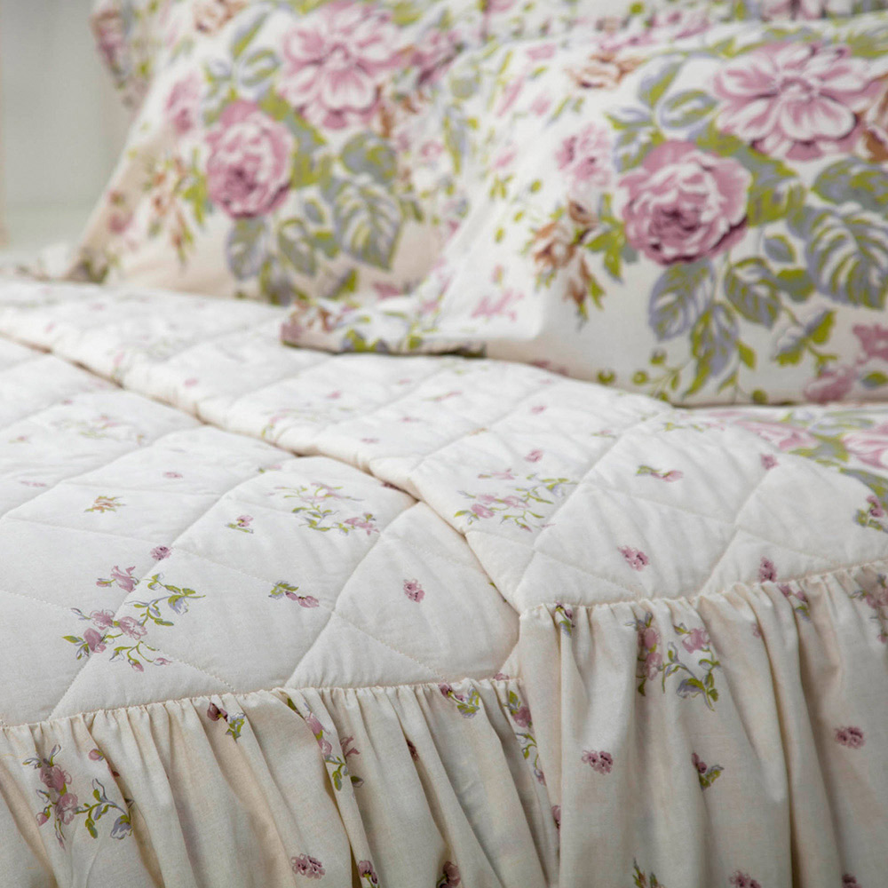 Serene Country Dream Single Rose Boutique Bedspread Image 2