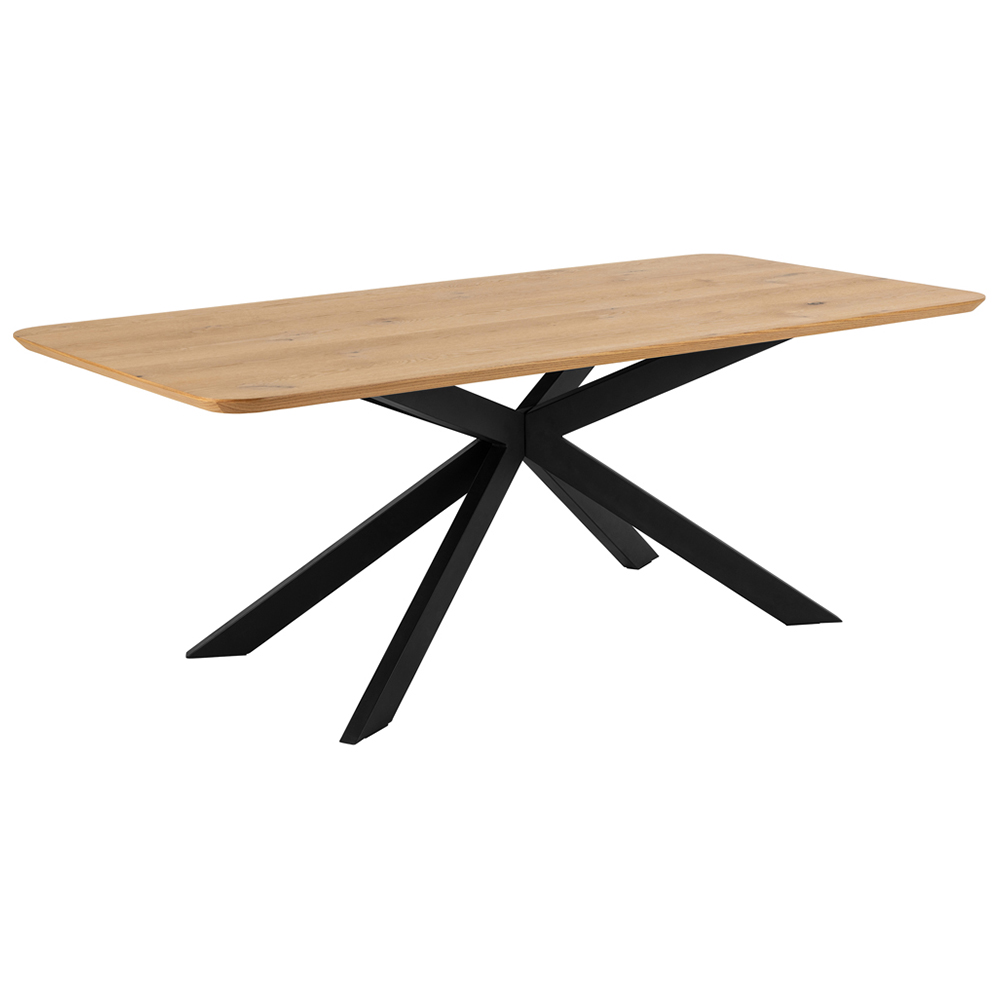 Florence Irwine 6 Seater Dining Table Matt Oak Image 3