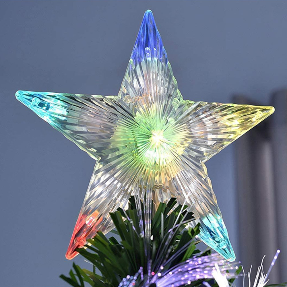 Shatchi Firework Fibre Optic Artificial Christmas Tree 6ft Image 3