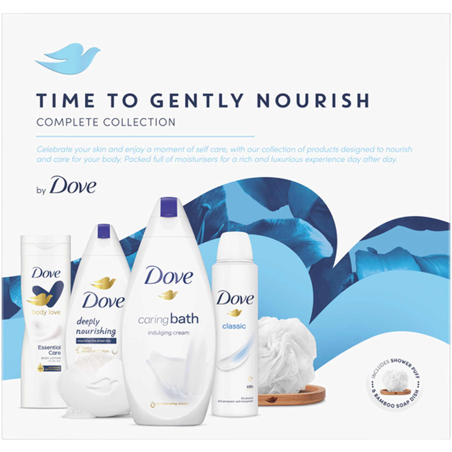 Dove Time to Gently Nourish Gift Set - White Image