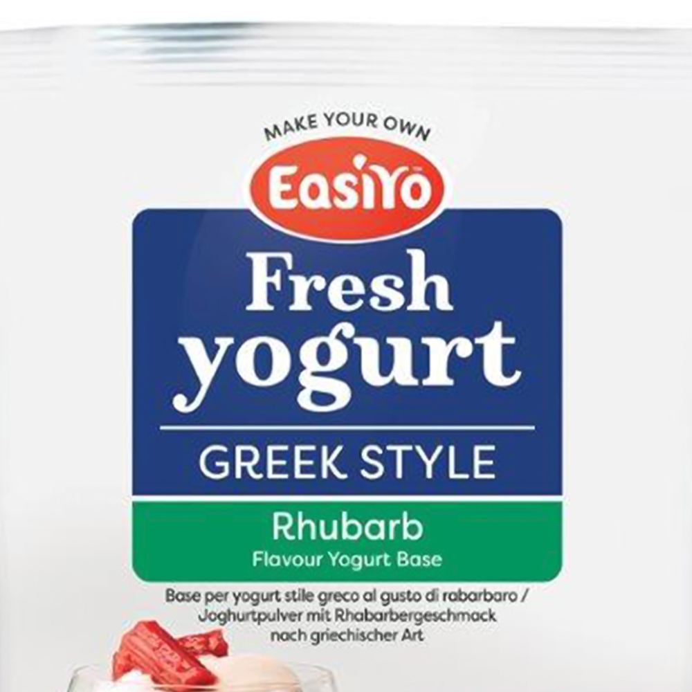 EasiYo Greek Style Rhubarb Flavour Yoghurt Base 230g Image 2
