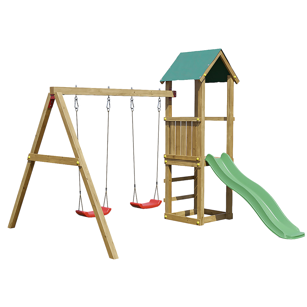Shire Lucas Kids Wooden Multi Play Set Equipment Image 1