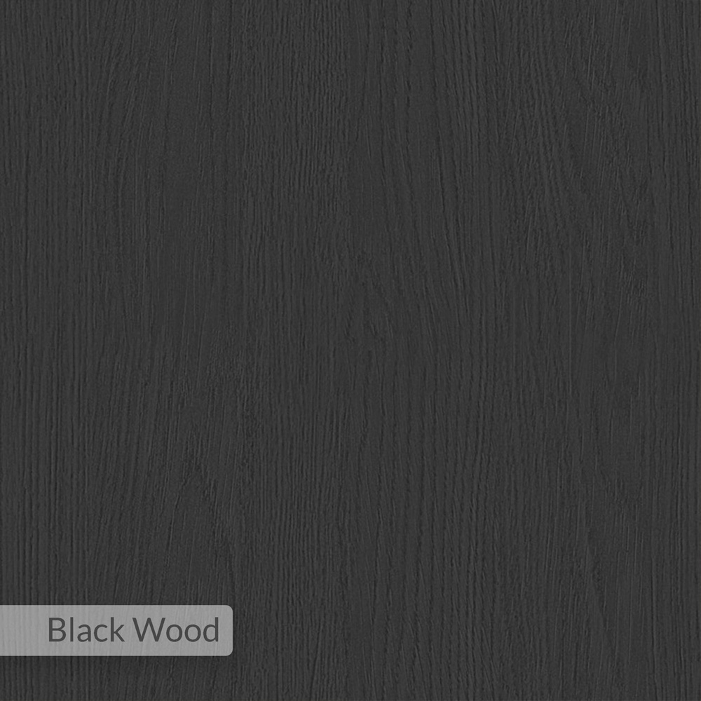 Decortie Sablin 6 Seater Black Wood Dining Table Image 7