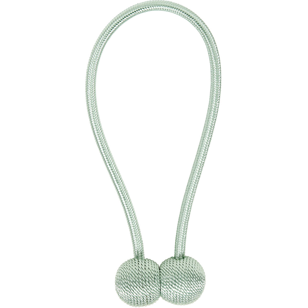 Woven Ball Magnet Tieback Sage Image 2