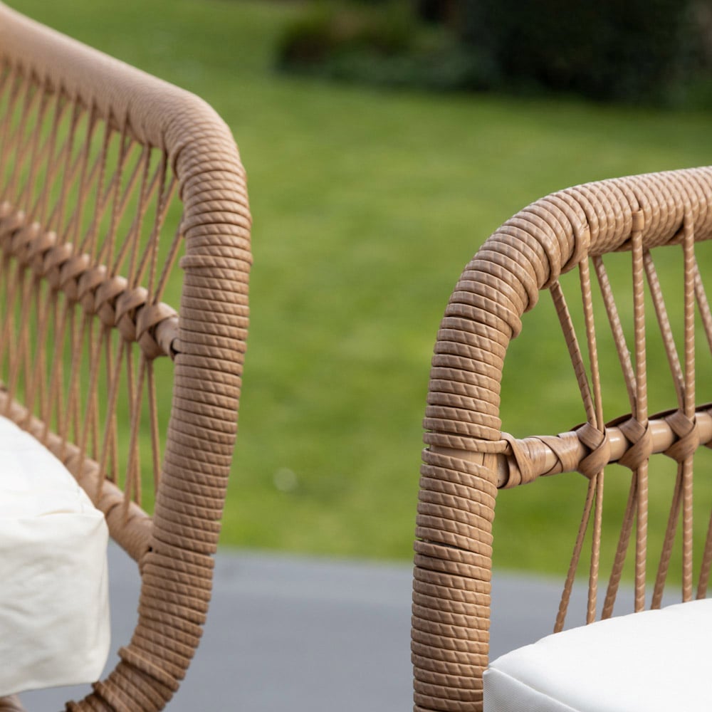 Artemis Carbini 2 Seater Rattan Bistro Set Image 5