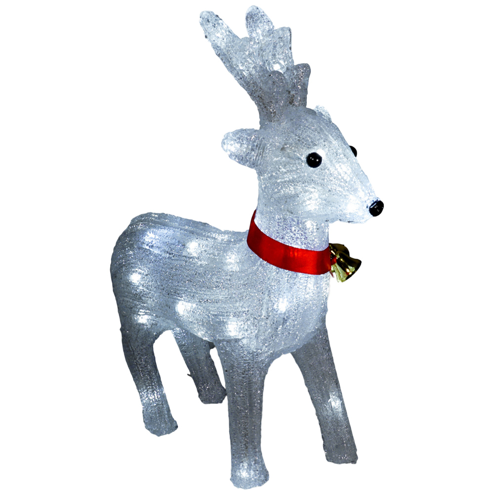 St Helens LED Light Up Reindeer Christmas Decoration 39cm Image 3