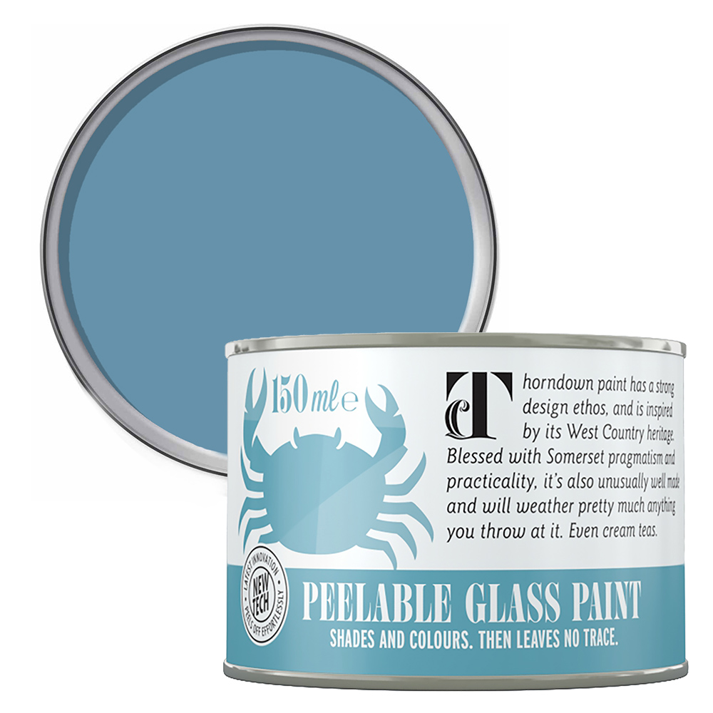 Thorndown Squirrel Blue Peelable Glass Paint 150ml Image 1
