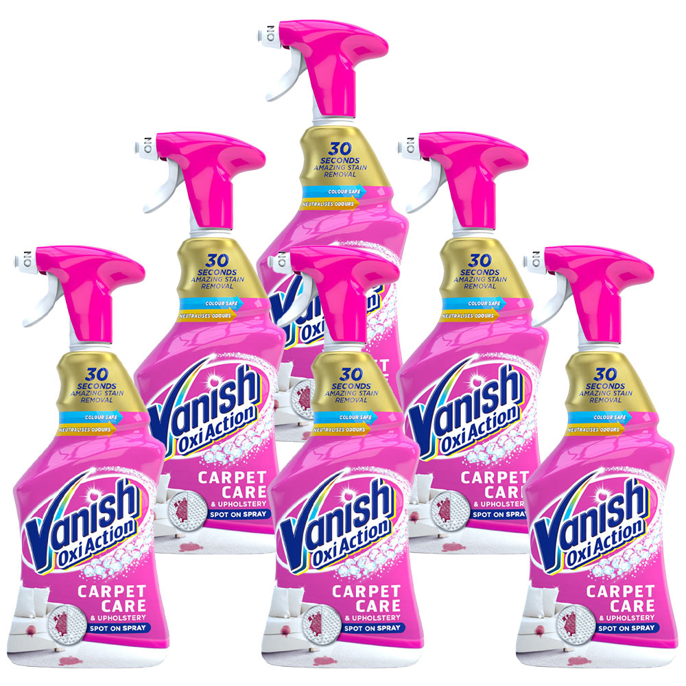 Vanish Gold Oxi Action Carpet Care and Upholstery Spot On Spray Case of 6 x 500ml Image 1