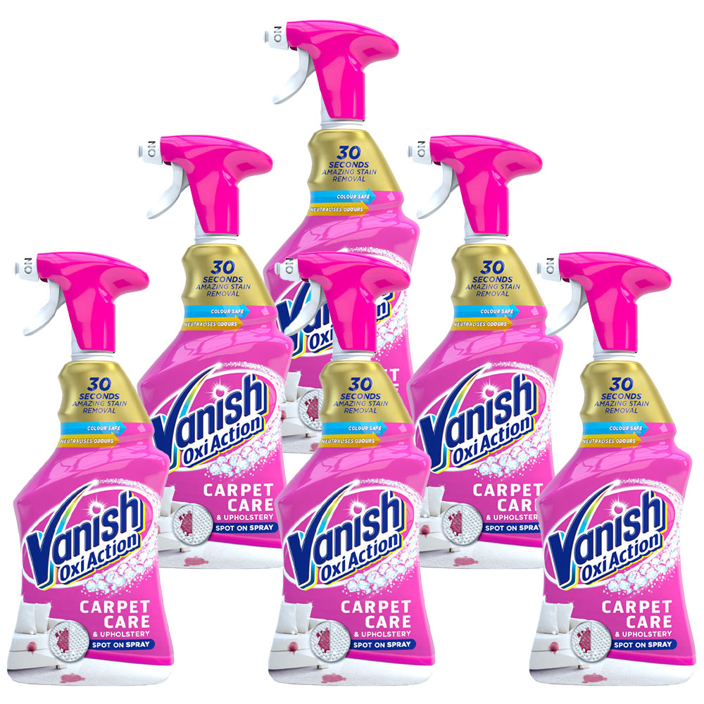 Vanish Gold Oxi Action Carpet Care and Upholstery Spot On Spray Case of